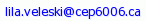 Click Here to e-mail  Lila Veleski